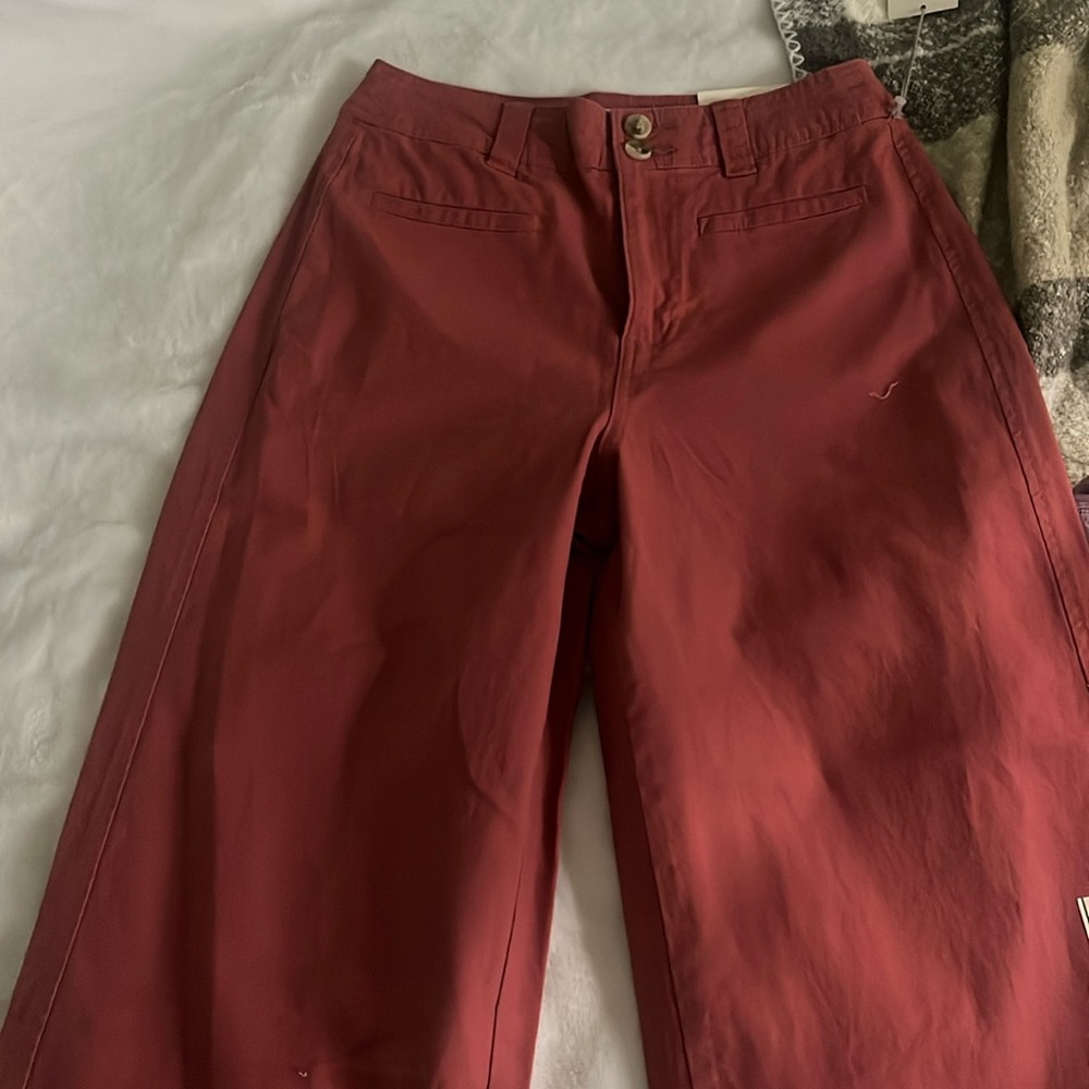 Crop flare pants